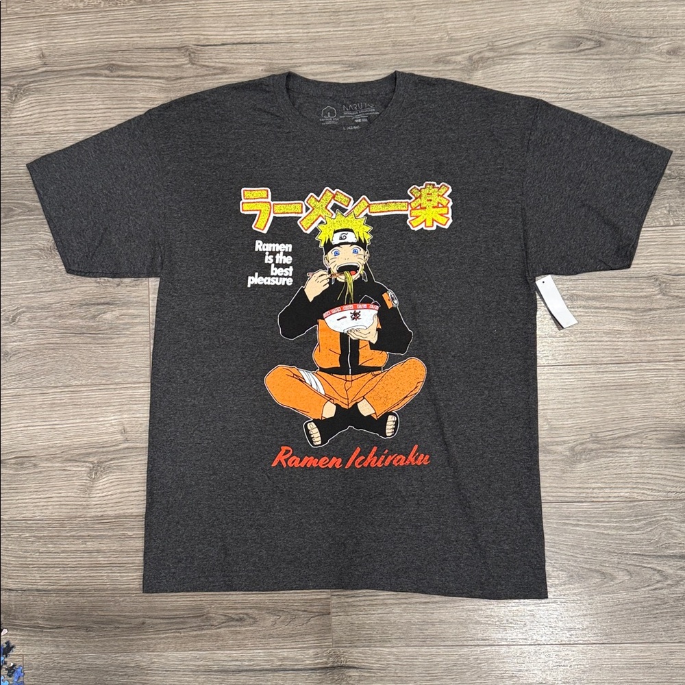 Naruto Shippuden Ramen Ichiraku Ramen Is The Best Pleasure Men’s Tee Size Large
